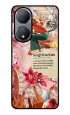 Sagittarius Zodiac Vivo Y100 Glass Case