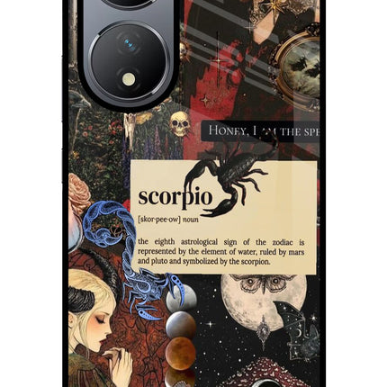 Scorpio Zodiac Vivo Y100 Glass Case