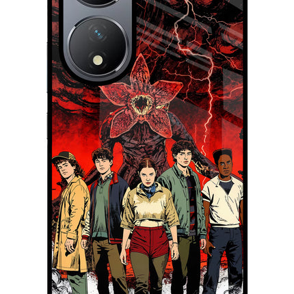 Ordinary Things Characters Vivo Y100 Glass Case