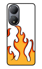 Fired Up – White Vivo Y100 Glass Case