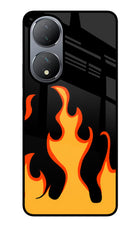 Fired Up – Black Vivo Y100 Glass Case