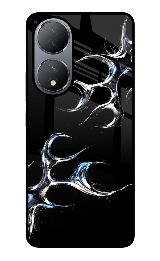 Chrome Tribal Vivo Y100 Glass Case