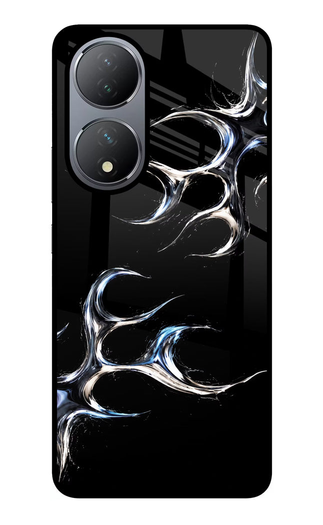 Chrome Tribal Vivo Y100 Glass Case