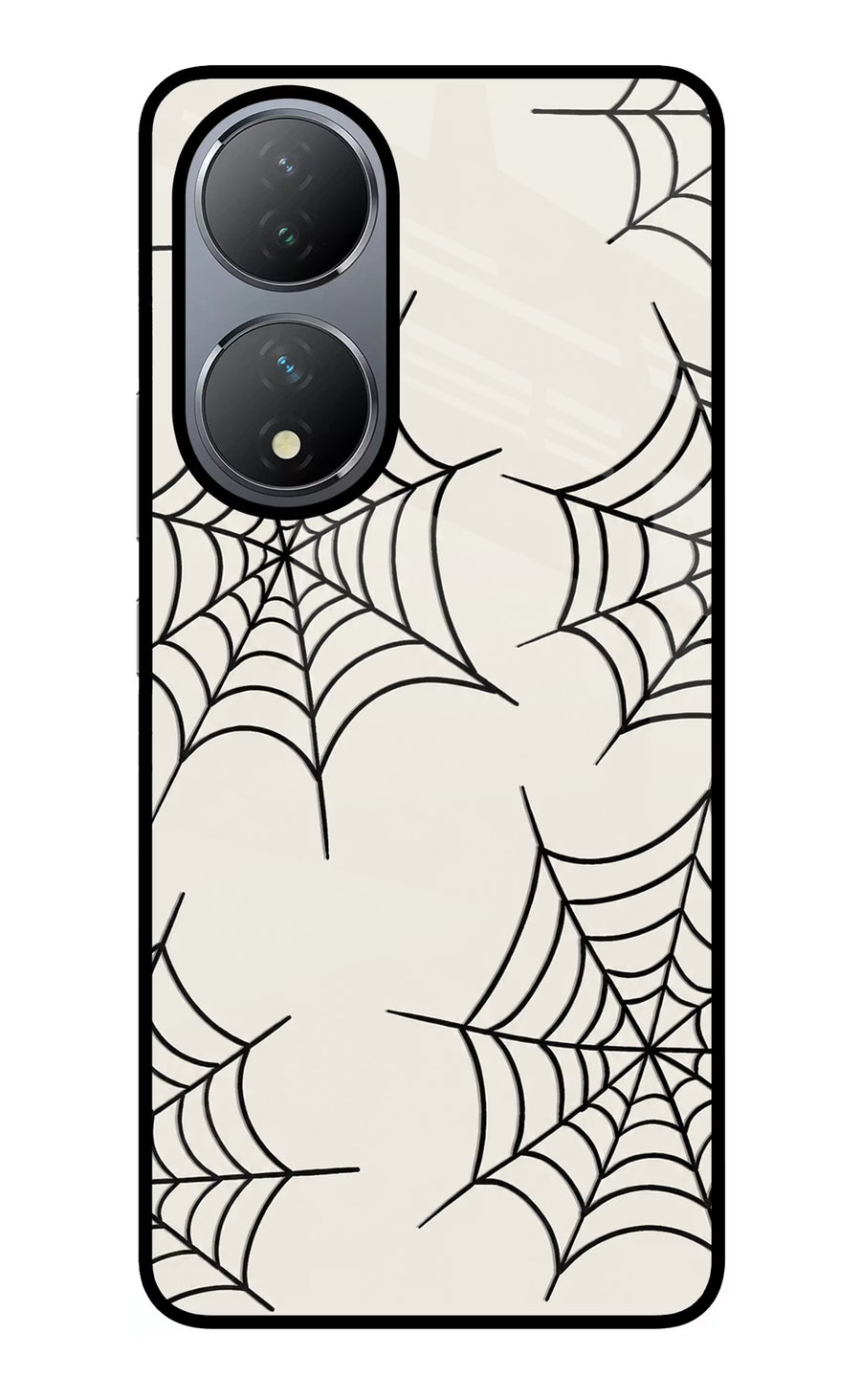 Spider Web Vivo Y100 Back Cover, Glass case