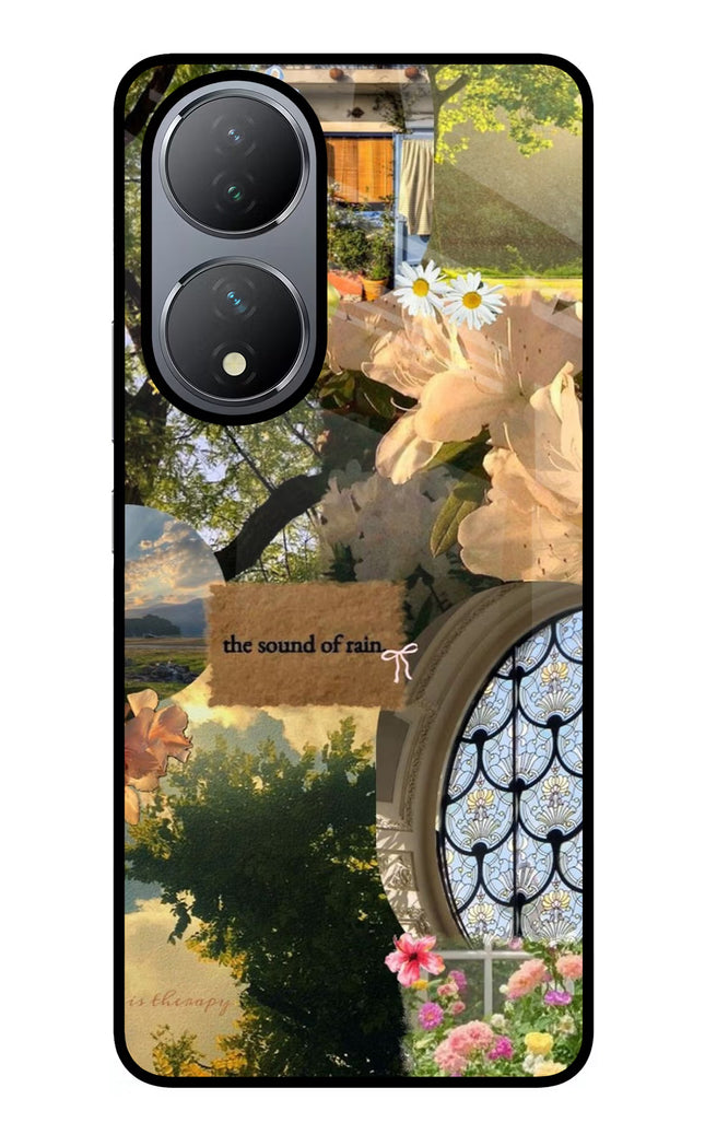 Rain Vivo Y100 Glass Case