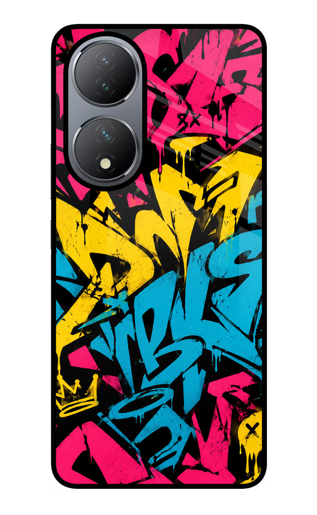 Graffiti Vibe Vivo Y100 Glass Case
