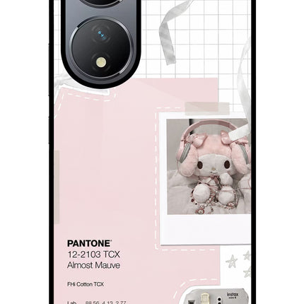 Pantone Asthetic Vivo Y100 Glass Case