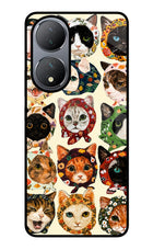 Cool Cat Vivo Y100 Glass Case