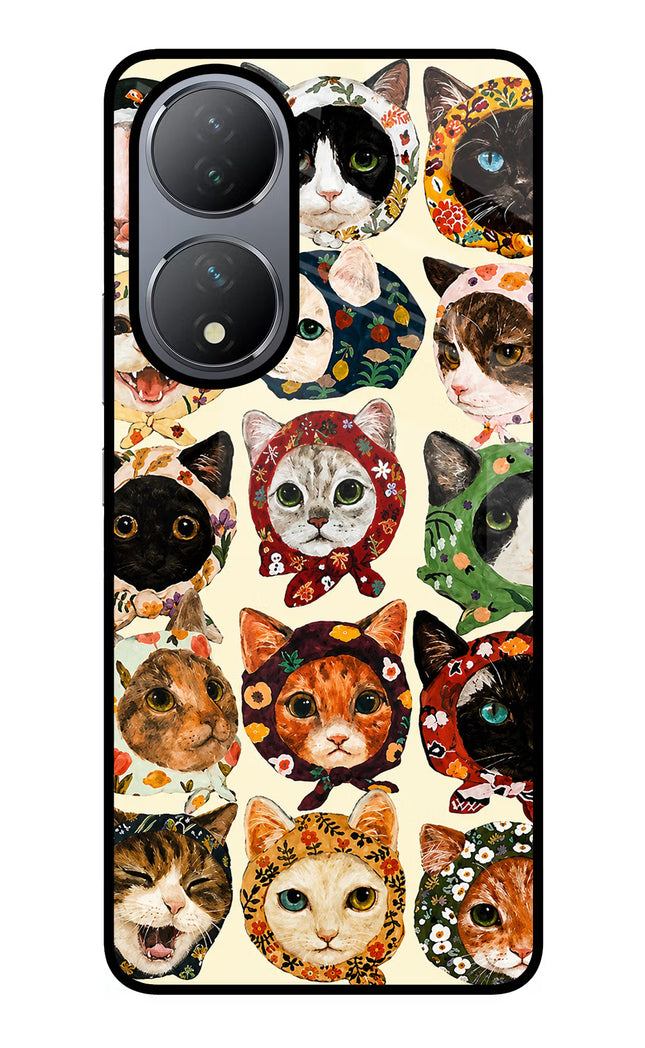 Cool Cat Vivo Y100 Glass Case