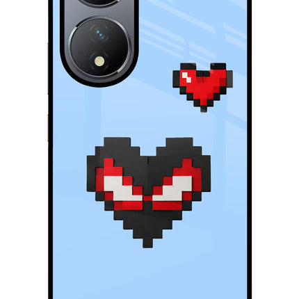 Peter Heart Vivo Y100 Glass Case