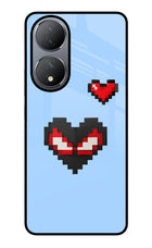 Peter Heart Vivo Y100 Glass Case