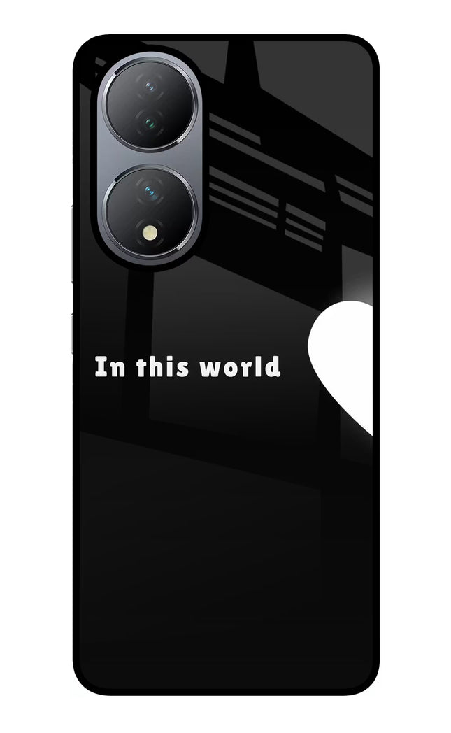 This World Vivo Y100 Glass Case