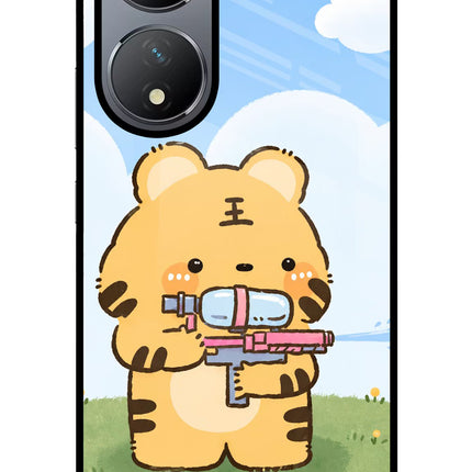 Tiger Treat Vivo Y100 Glass Case