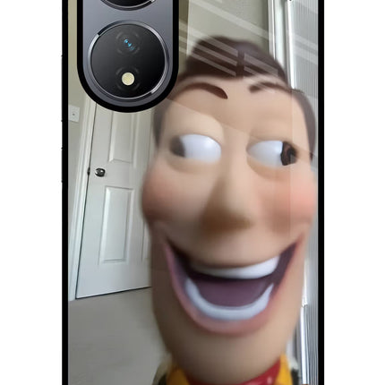 Side Eye Woody Vivo Y100 Glass Case