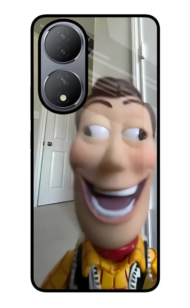 Side Eye Woody Vivo Y100 Glass Case