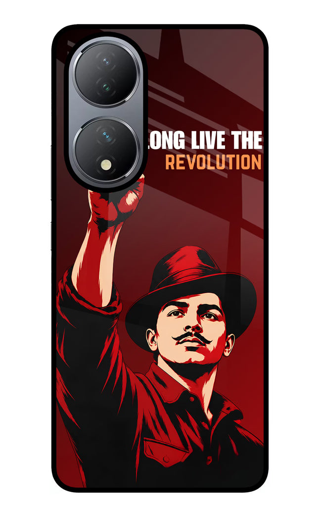 Bhagat Singh Revolution Vivo Y100 Glass Case
