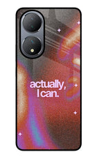 Pink Aura Vivo Y100 Glass Case