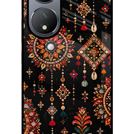 Boho Noir Vivo Y100 Glass Case