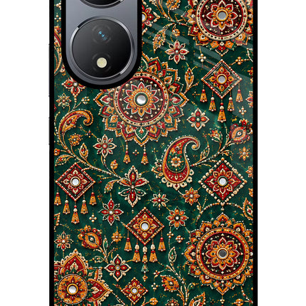 Green Pataka Vivo Y100 Glass Case
