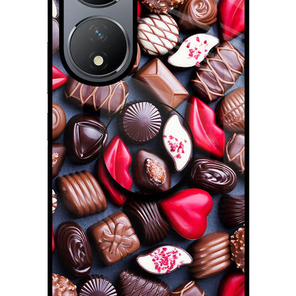 Chocolates Vivo Y100 Glass Case