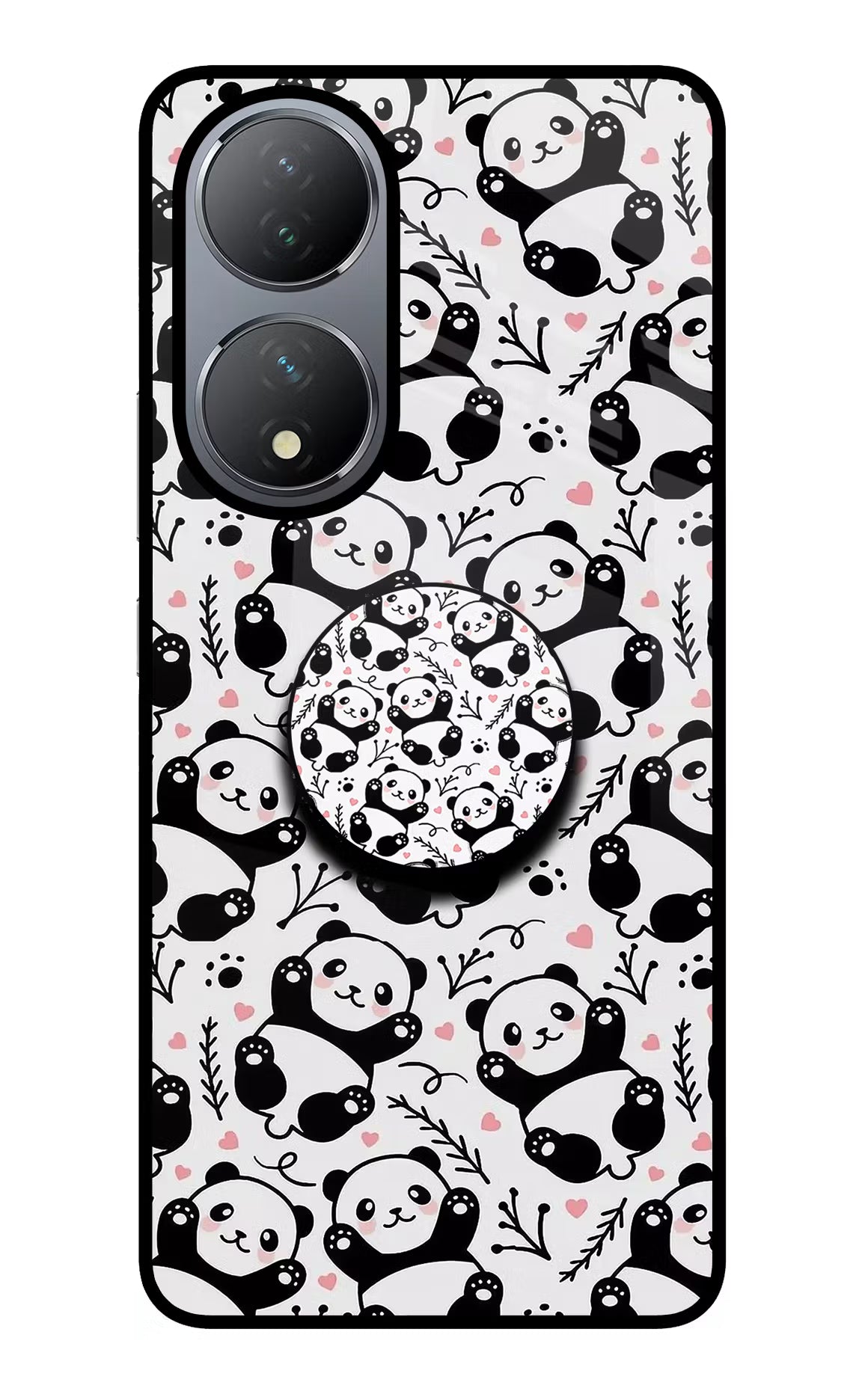 Cute Panda Vivo Y100 Pop Case by Casekaro