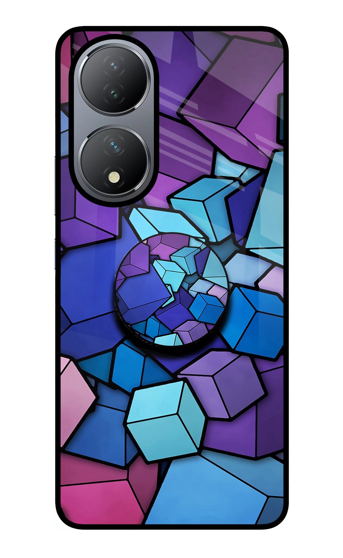 Cubic Abstract Vivo Y100 Pop Case