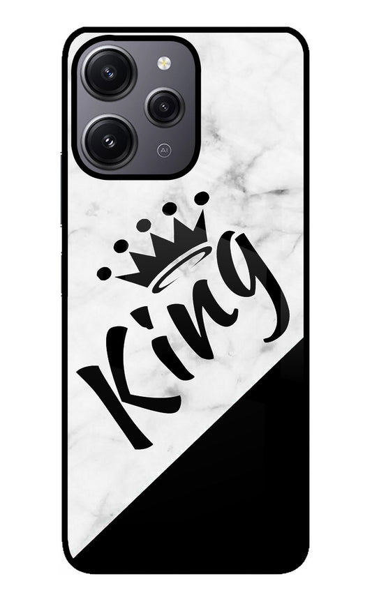 King Redmi 12 4G Glass Case
