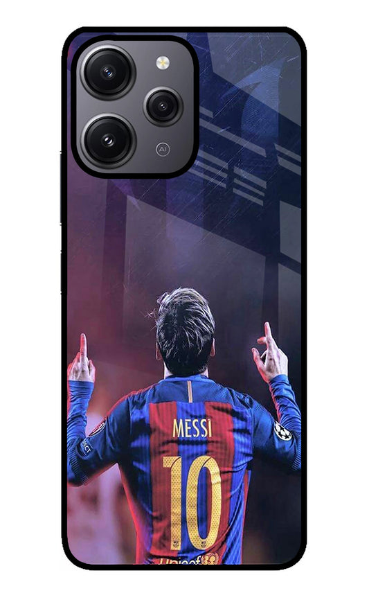 Messi Redmi 12 4G Glass Case
