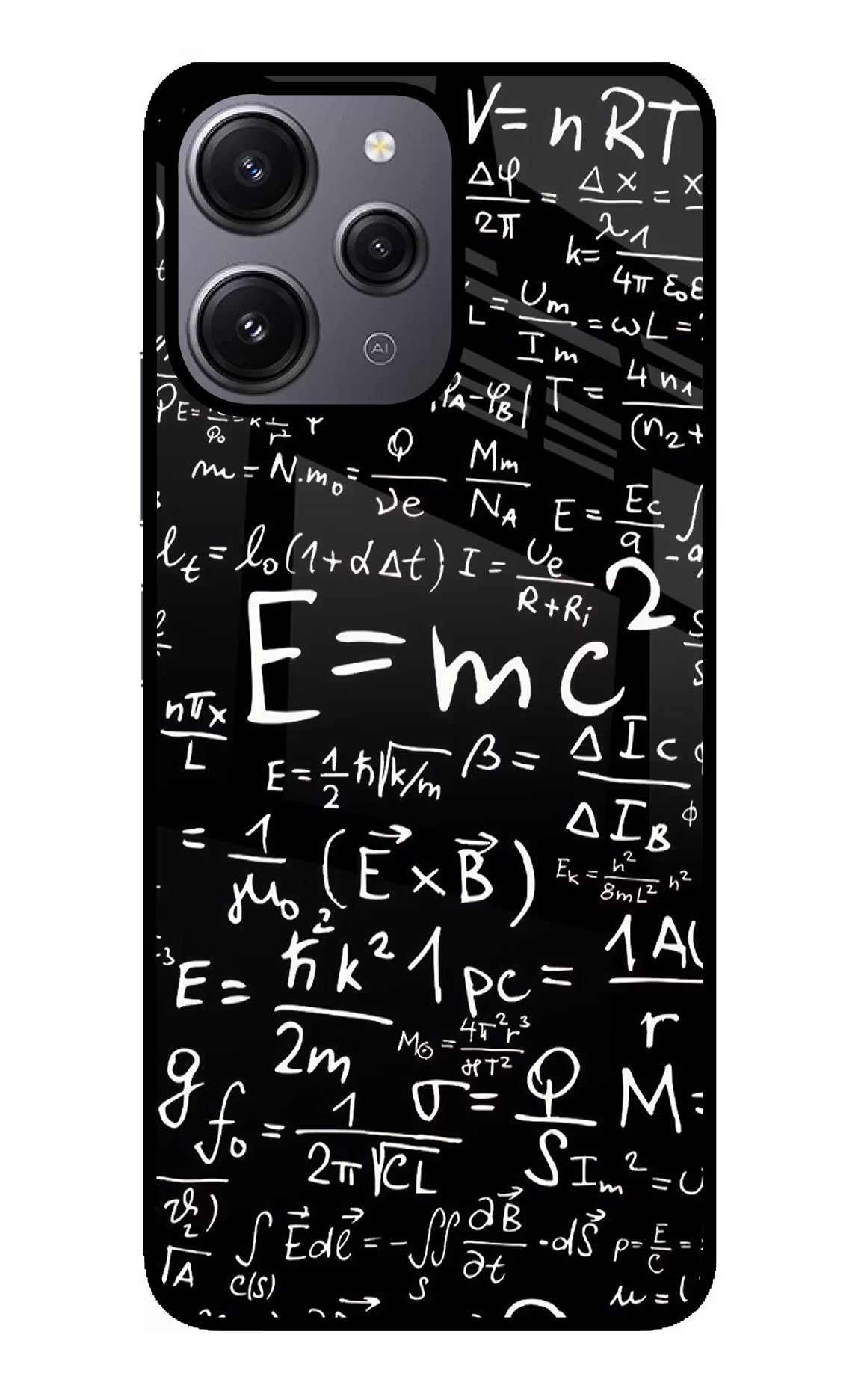 Physics Formula Redmi 12 4G Glass Case