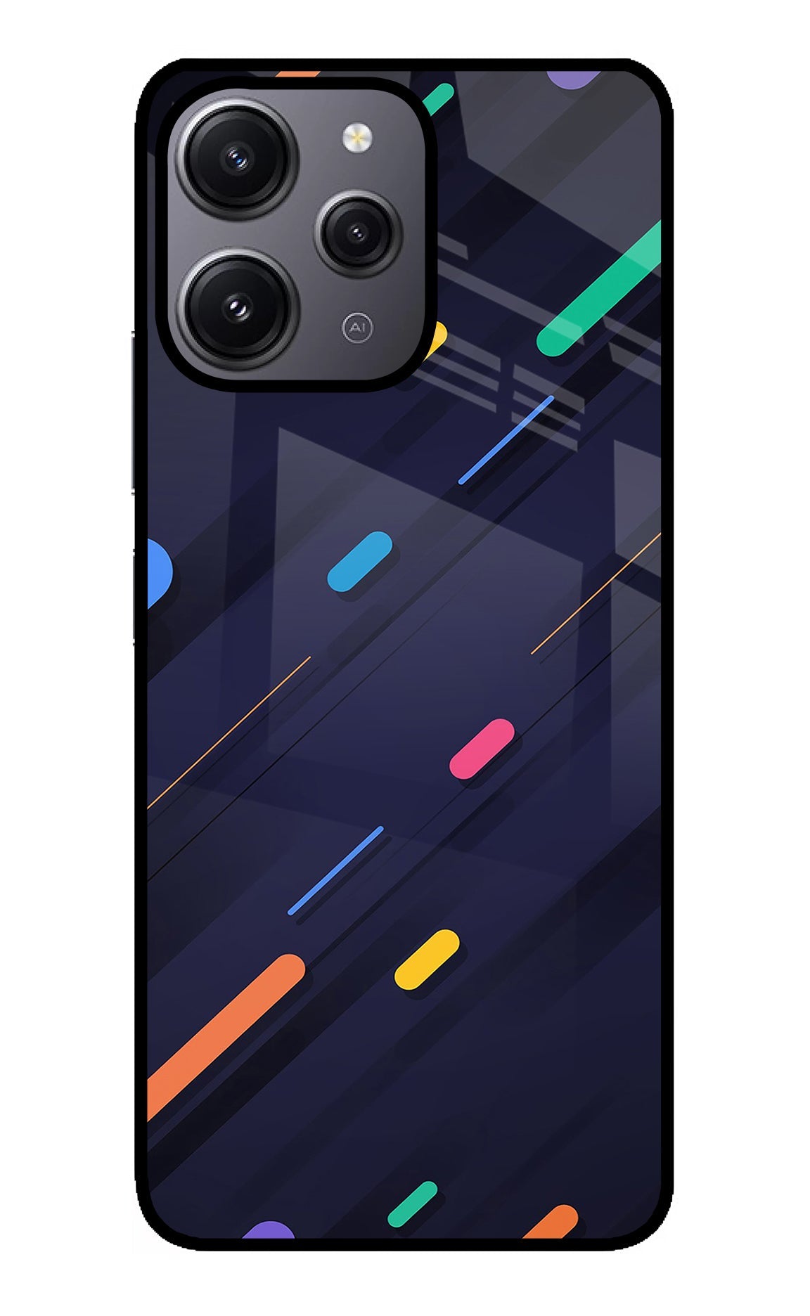 Abstract Design Redmi 12 4G Back Cover