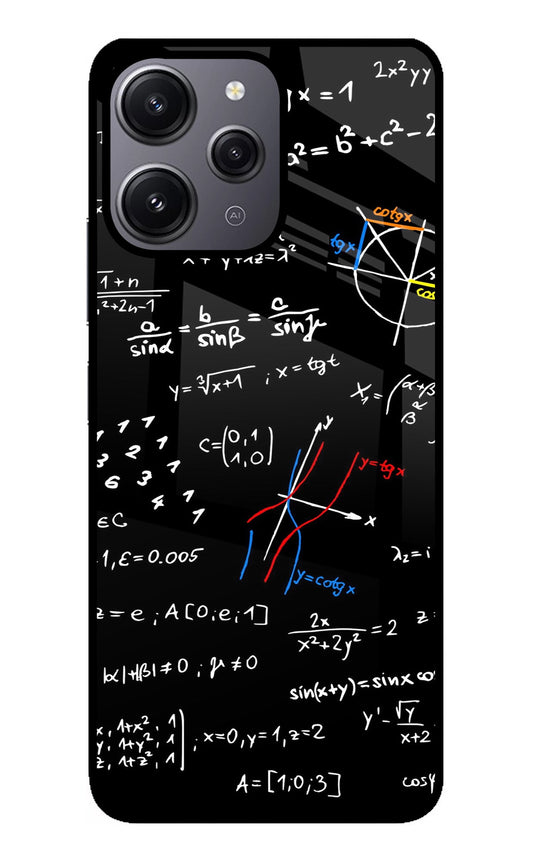 Mathematics Formula Redmi 12 4G Glass Case