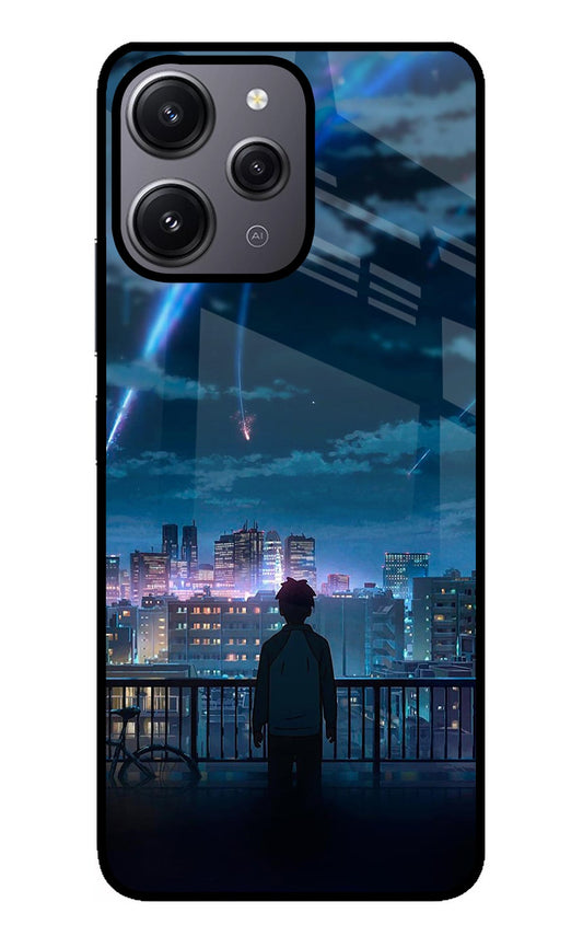 Anime Redmi 12 4G Glass Case