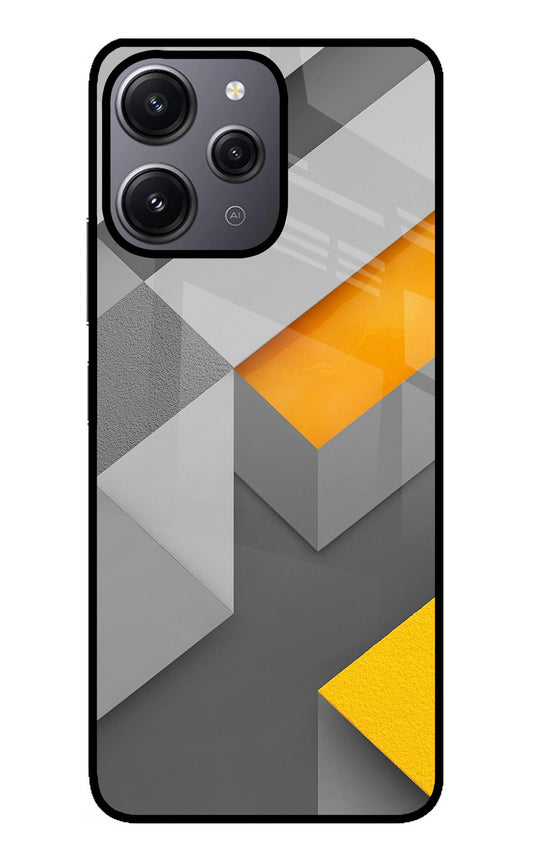 Abstract Redmi 12 4G Glass Case