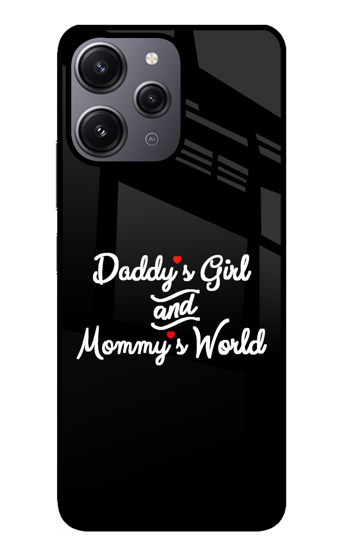 Daddy's Girl and Mommy's World Redmi 12 4G Back Cover