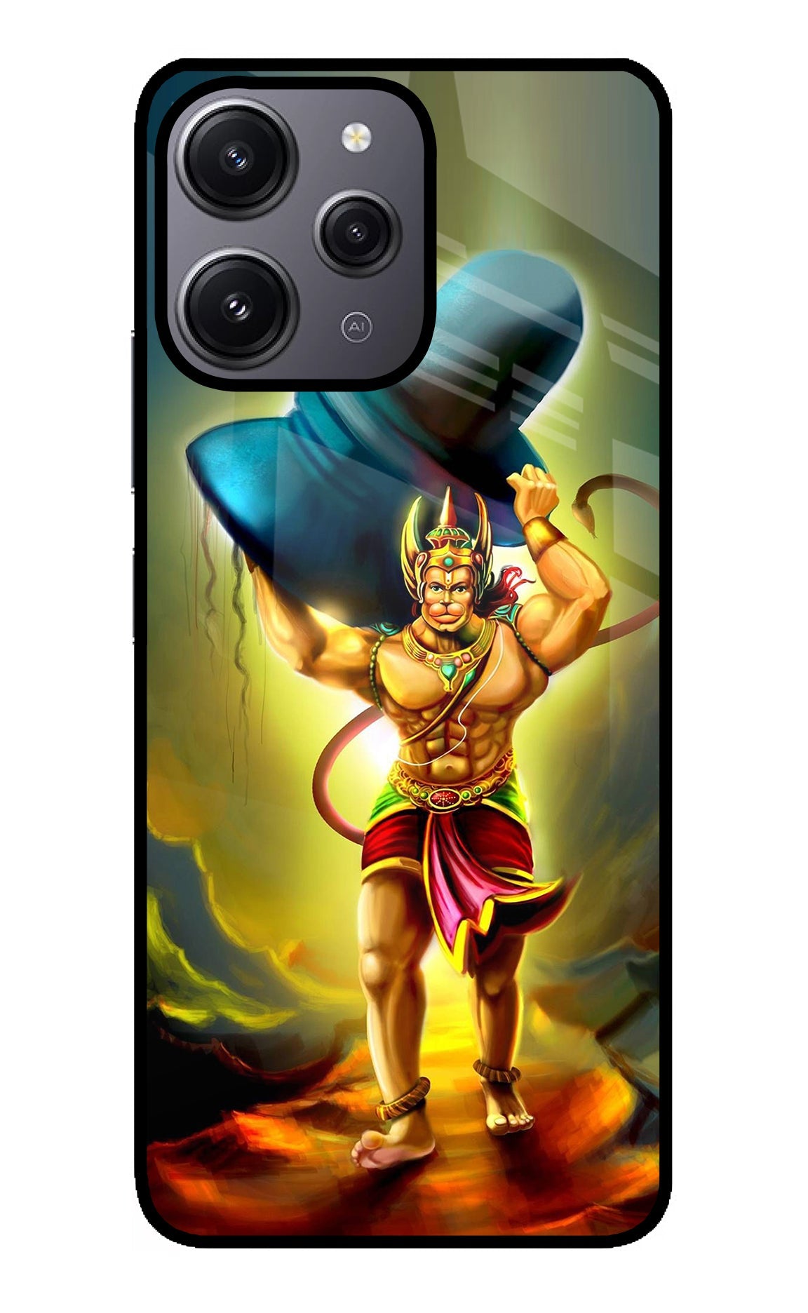 Lord Hanuman Redmi 12 4G Back Cover