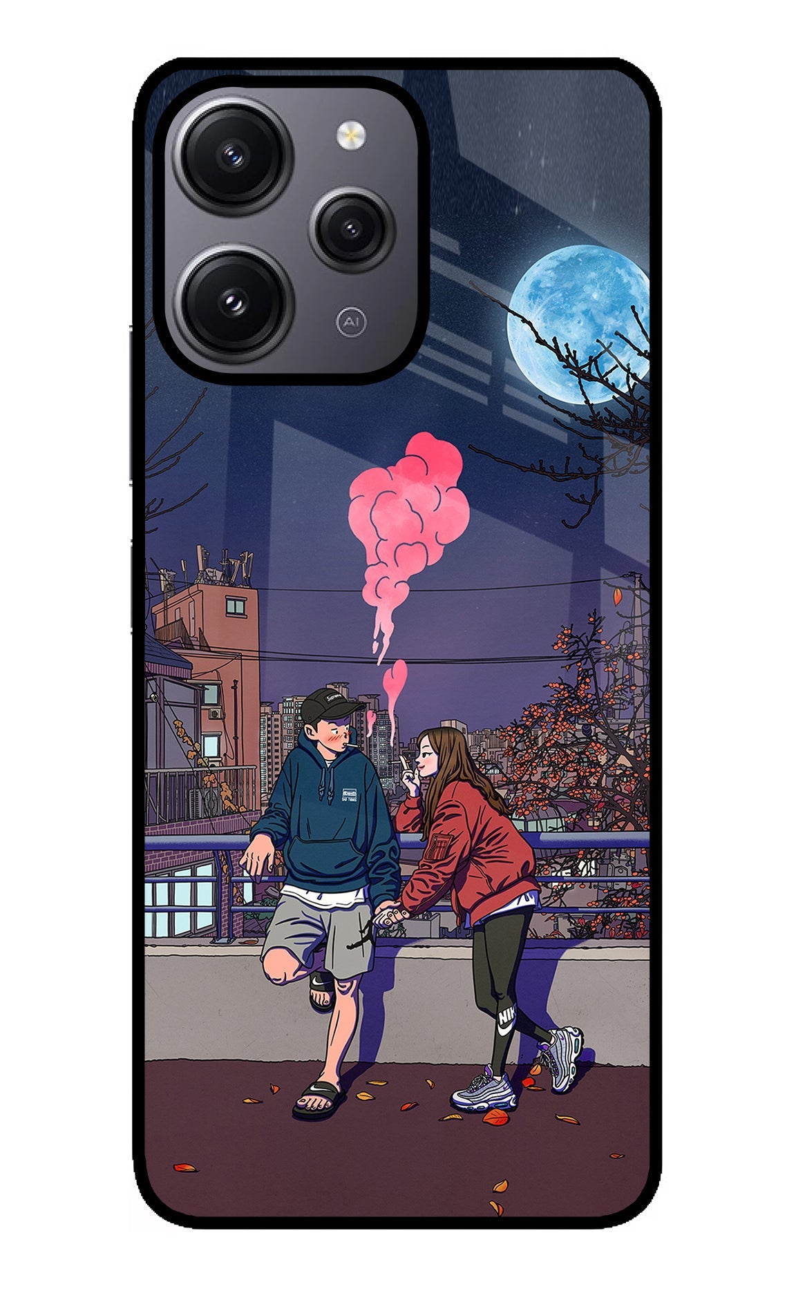 Chilling Couple Redmi 12 4G Back Cover