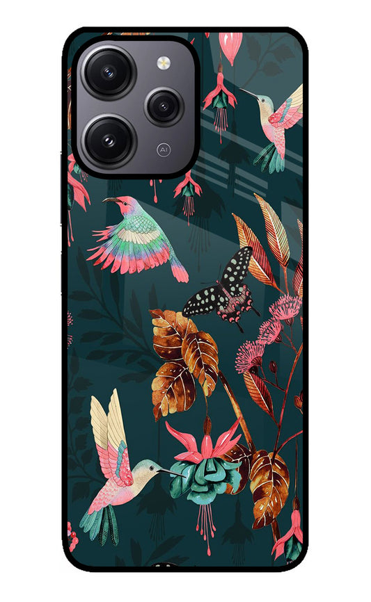 Birds Redmi 12 4G Glass Case