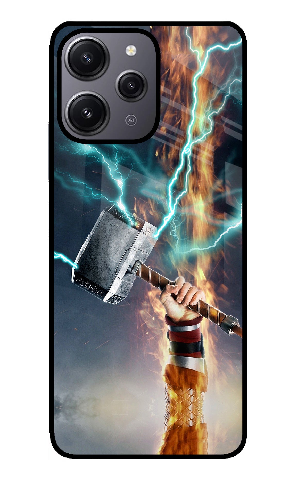 Thor Hammer Mjolnir Redmi 12 4G Back Cover