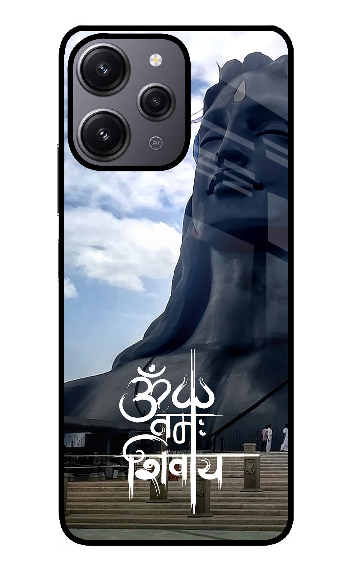 Om Namah Shivay Redmi 12 4G Glass Case