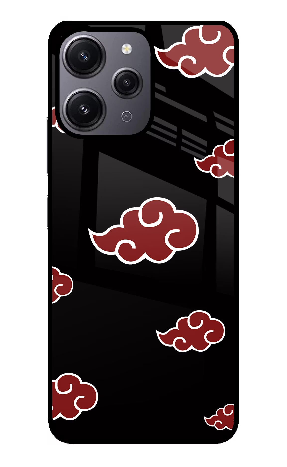 Akatsuki Redmi 12 4G Glass Case Back Cover by Casekaro