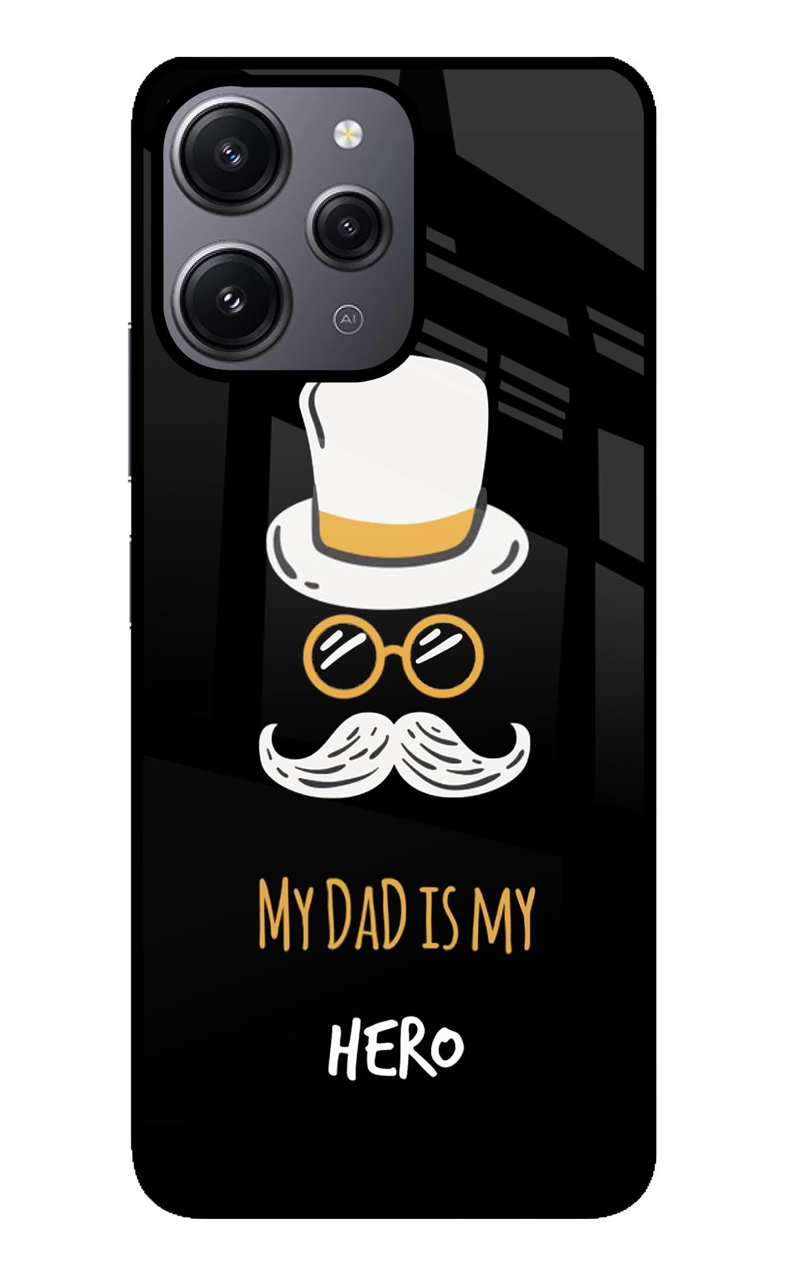 My Dad Is My Hero Redmi 12 4G Back Cover