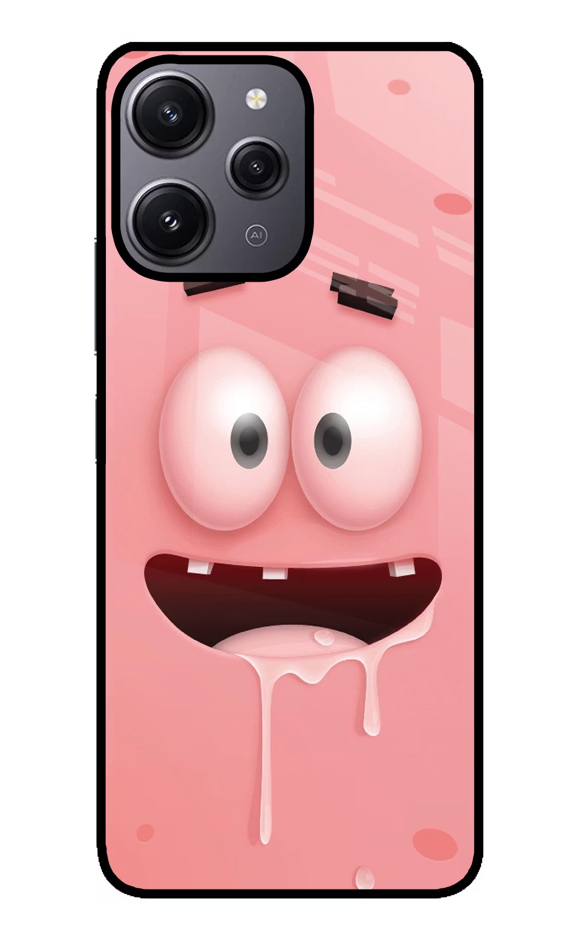 Sponge 2 Redmi 12 4G Glass Case Back Cover by Casekaro