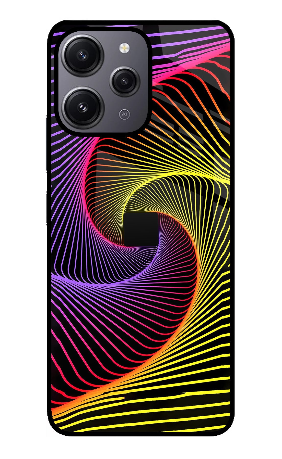 Colorful Strings Redmi 12 4G Back Cover