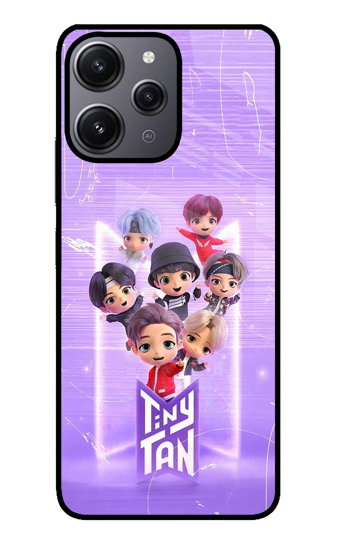 BTS Tiny Tan Redmi 12 4G Back Cover