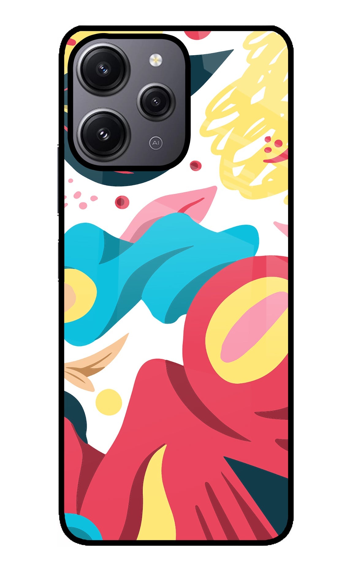 Trippy Art Redmi 12 4G Back Cover