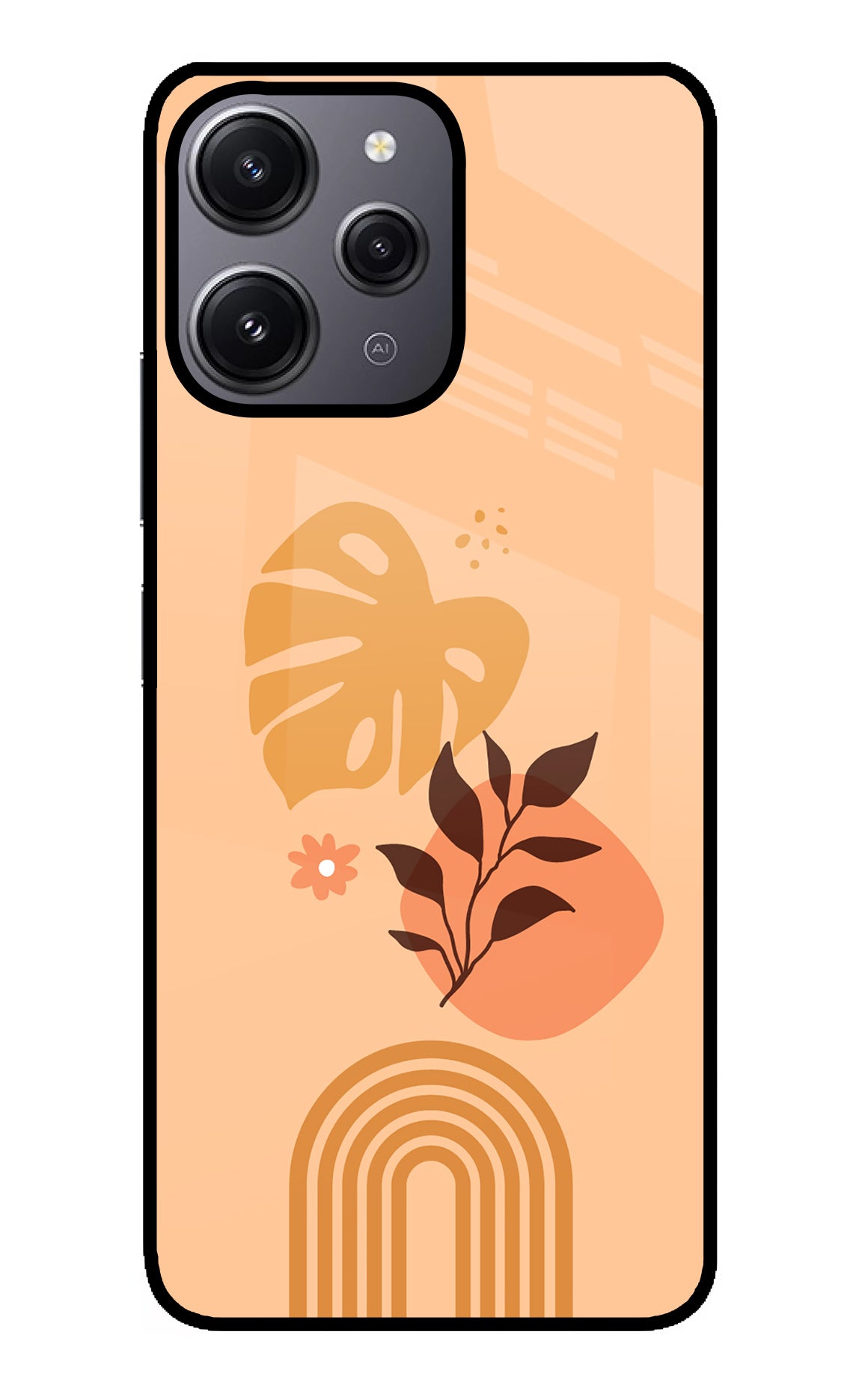 Bohemian Art Redmi 12 4G Glass Case