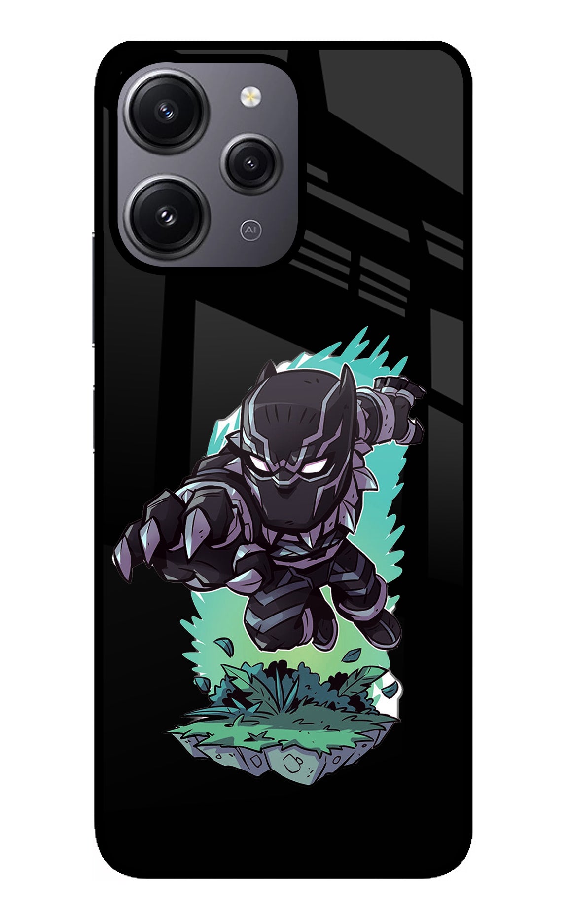 Black Panther Redmi 12 4G Back Cover