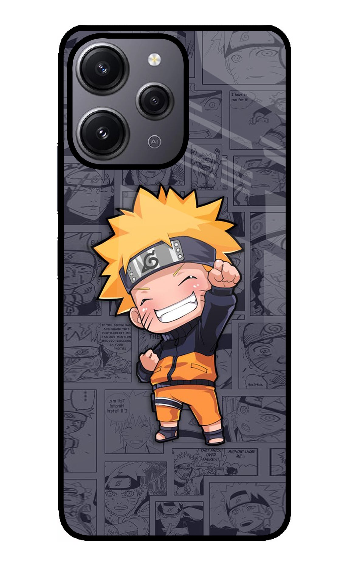Chota Naruto Redmi 12 4G Glass Case