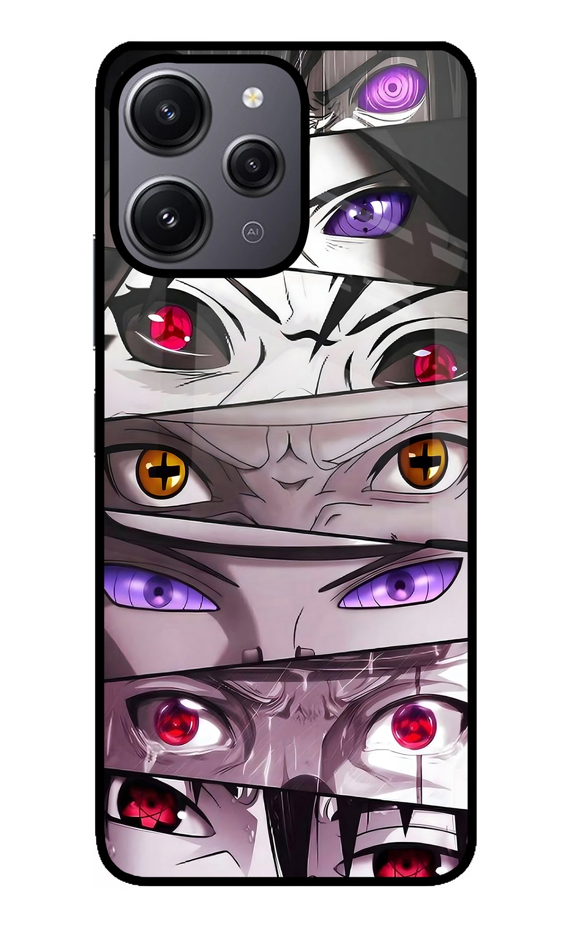 Naruto Anime Redmi 12 4G Glass Case