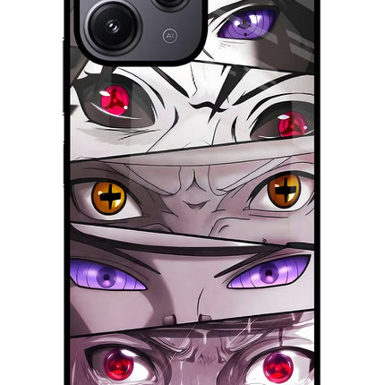 Naruto Anime Redmi 12 4G Glass Case Back Cover by Casekaro